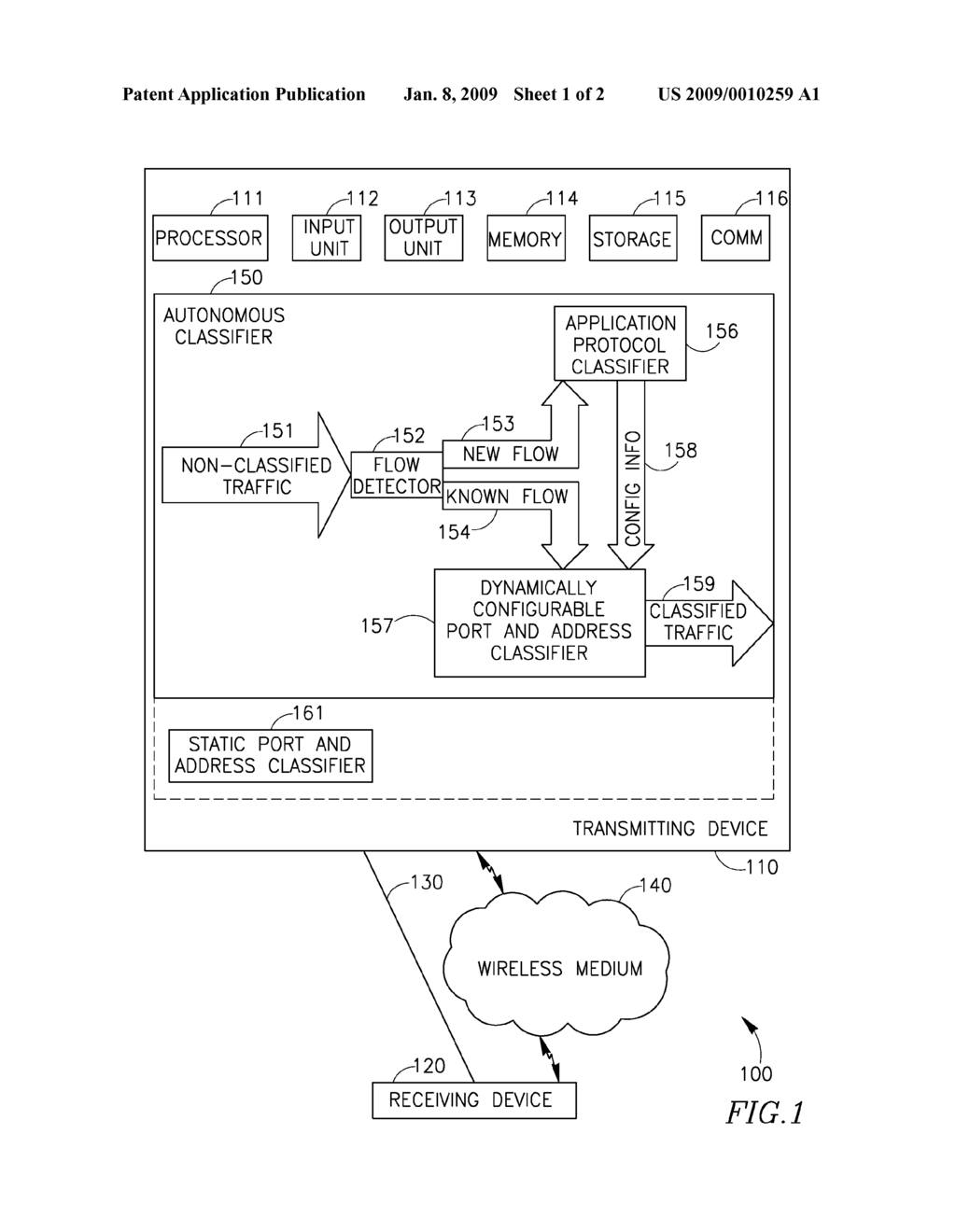 DEVICE, SYSTEM, AND METHOD OF CLASSIFICATION OF COMMUNICATION TRAFFIC - diagram, schematic, and image 02