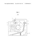 DEVELOPING DEVICE, WASTE TONER COLLECTING DEVICE AND IMAGE FORMING APPARATUS HAVING THE SAME diagram and image