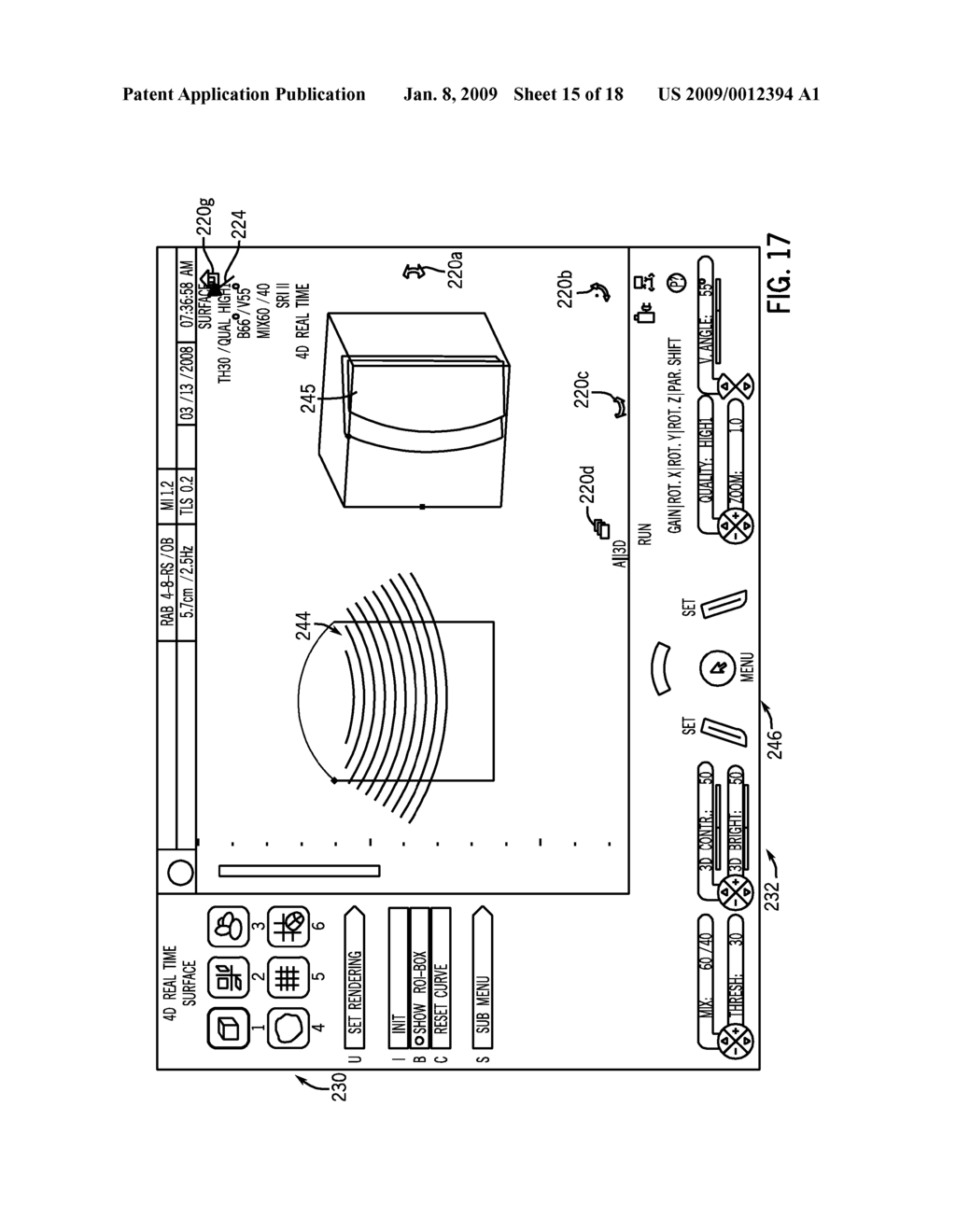 USER INTERFACE FOR ULTRASOUND SYSTEM - diagram, schematic, and image 16