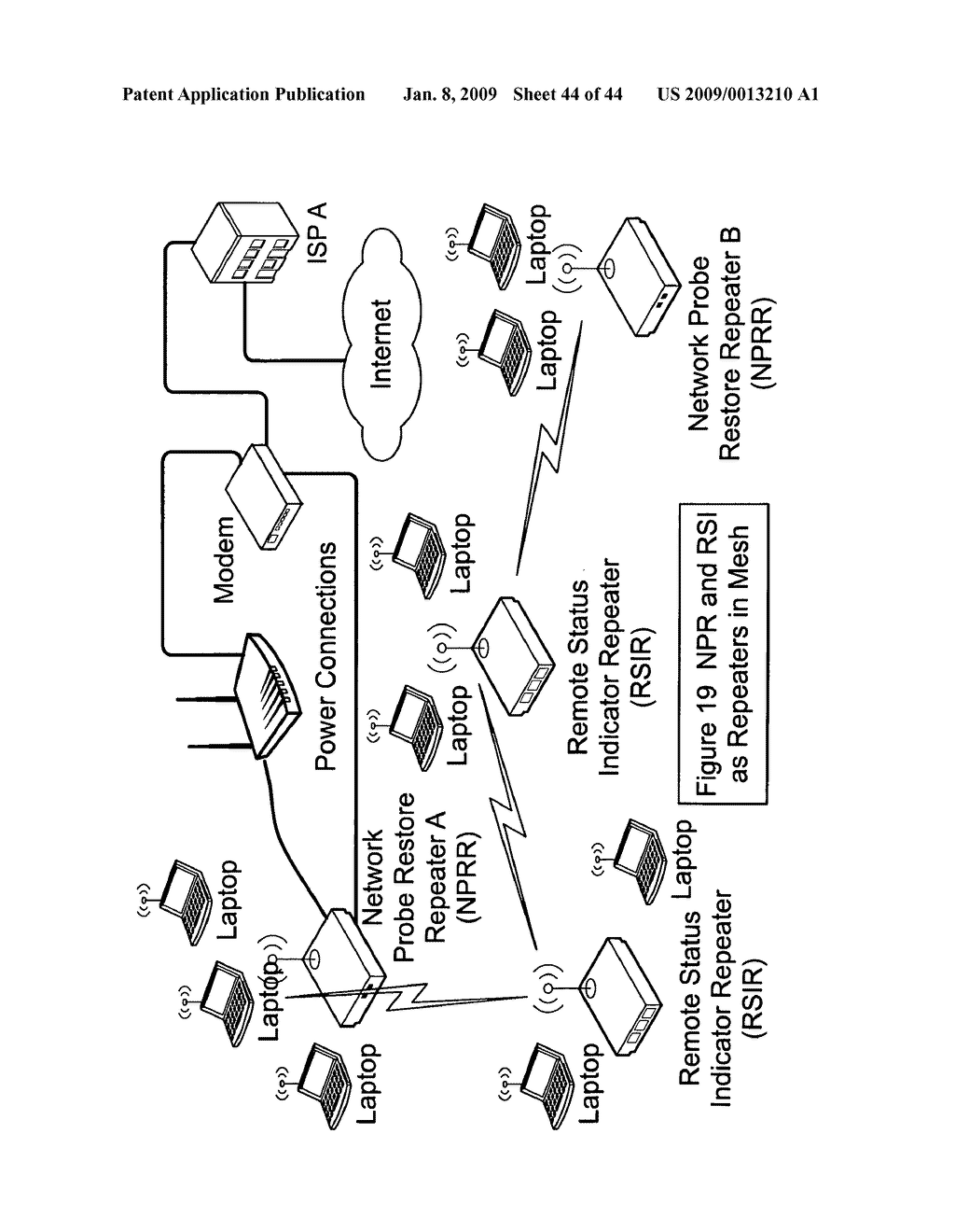 Systems, devices, agents and methods for monitoring and automatic reboot and restoration of computers, local area networks, wireless access points, modems and other hardware - diagram, schematic, and image 45