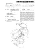 Toilet seat elevator assembly diagram and image