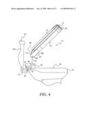 Toilet seat elevator assembly diagram and image