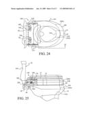 Toilet seat elevator assembly diagram and image