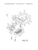 Toilet seat elevator assembly diagram and image