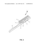 SELF-CLEANING HAIR BRUSH WITH MIRROR diagram and image