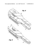 SELF-CLEANING HAIR BRUSH WITH MIRROR diagram and image