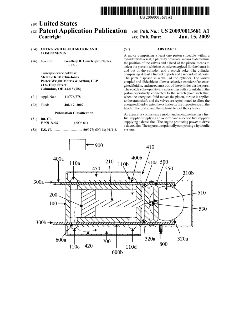 Energized Fluid Motor and Components - diagram, schematic, and image 01