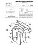 Entry door security device diagram and image