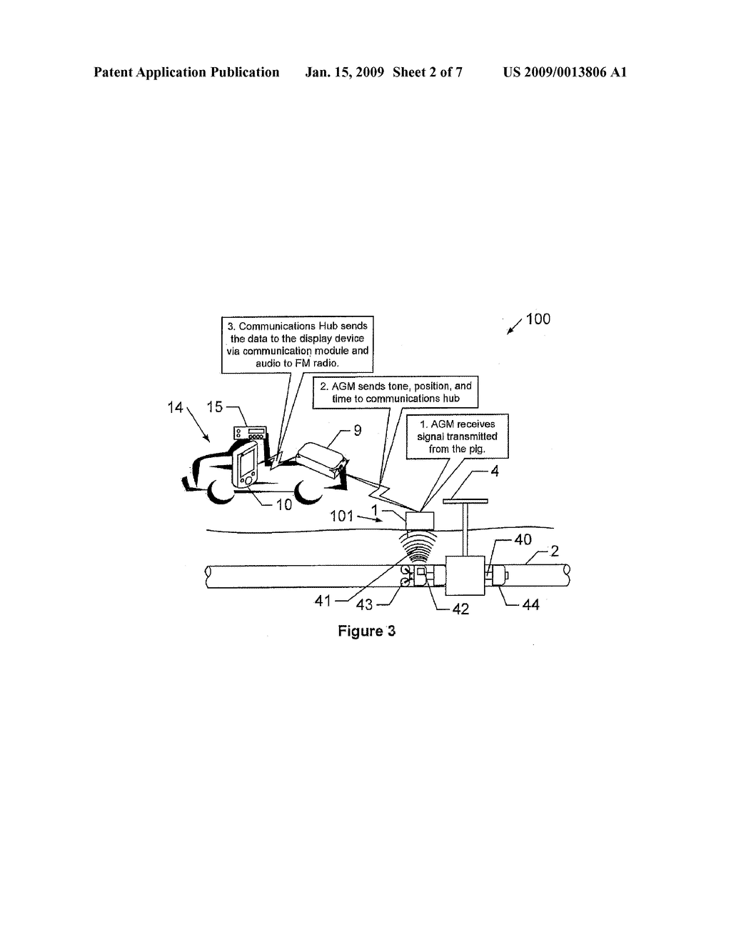 COMMUNICATION SYSTEM FOR PIPELINE INSPECTION - diagram, schematic, and image 03