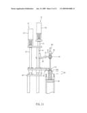 Automatic positioning system for filling device of filling machine diagram and image