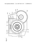 DRIVE DEVICE OF HYBRID VEHICLE diagram and image