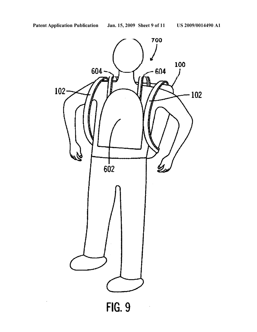 Bulletproof Backpack - diagram, schematic, and image 10