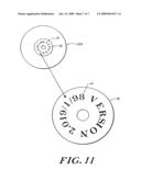 Electronic-ink based label system employing a plurality of remote activator modules in communication with a plurality of remotely-updateable electronic-ink display labels each assigned unique encryption keys for allowing only a subset of said labels to receive a broadcasted message from a common encrypted message broadcast signal diagram and image