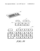 Electronic-ink based information organizing device employing an activator module mounted beneath the surface of an electronic-ink display structure diagram and image