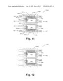 Integrated circuit package for semiconductior devices with improved electric resistance and inductance diagram and image