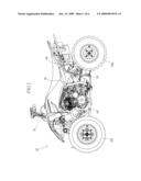 ALL TERRAIN VEHICLE WITH DOUBLE WISHBONE SUSPENSION diagram and image