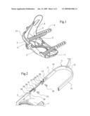 Rear Hoop (3) for a Snowboard Binding diagram and image