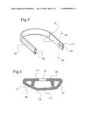 Rear Hoop (3) for a Snowboard Binding diagram and image