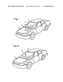 Pedestrian Airbag Apparatus diagram and image