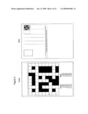 COMBINATION POSTCARD AND CROSSWORD PUZZLE diagram and image