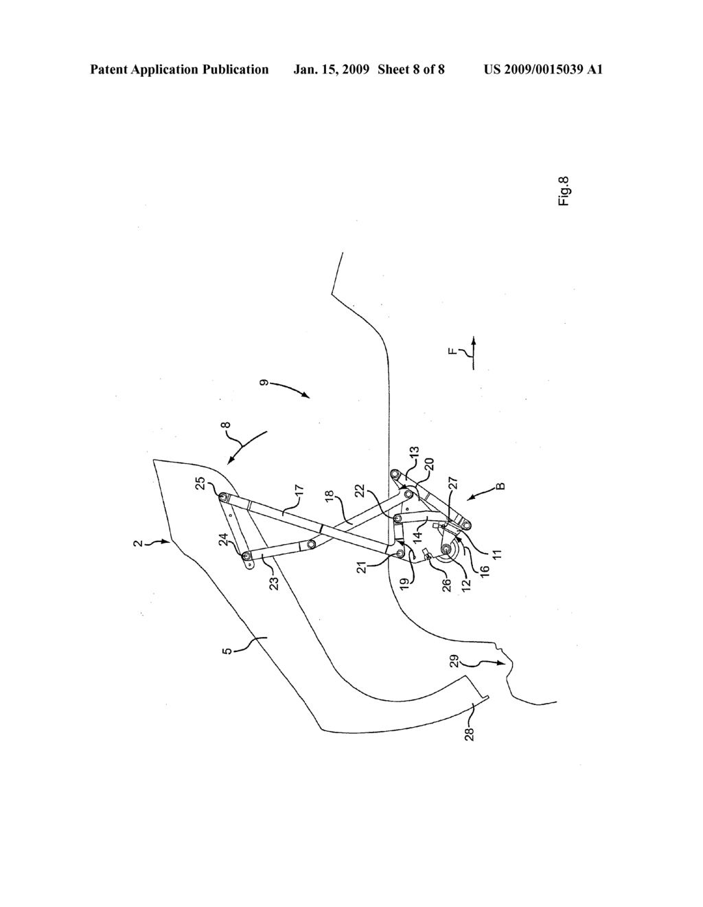 MOTOR VEHICLE WITH A ROOF SECTION WHICH MAY OPEN IN TWO DIRECTIONS - diagram, schematic, and image 09