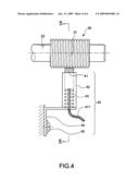 Shaft grounding thread structure of an electric motor diagram and image