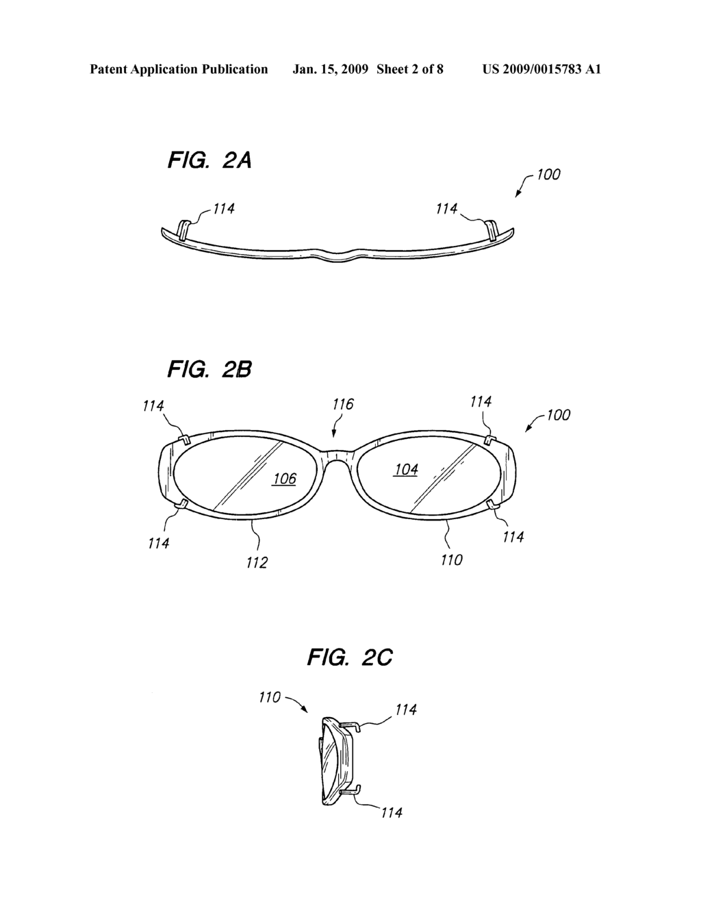 Clip-on sunglasses and method of manufacture thereof - diagram, schematic, and image 03