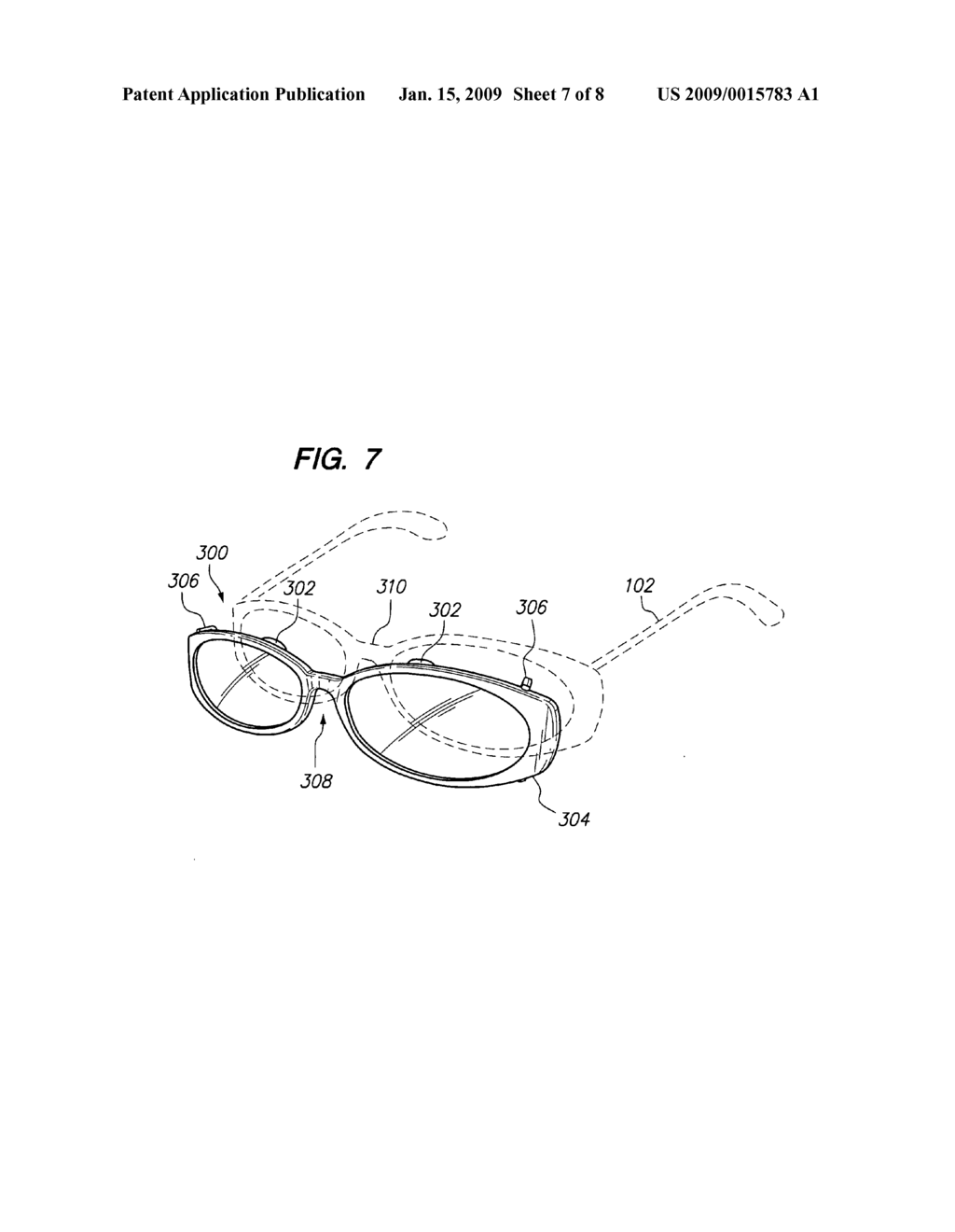 Clip-on sunglasses and method of manufacture thereof - diagram, schematic, and image 08