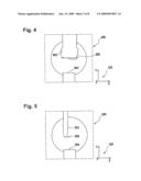 METHOD AND APPARATUS FOR CARRYING OUT A BURNING TEST ON A TEST PIECE diagram and image