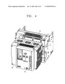 DRAW IN-OUT APPARATUS FOR AIR CIRCUIT BREAKER diagram and image