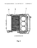 Cooling structure for high voltage electrical parts of hybrid electric vehicle diagram and image