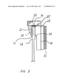 Particulate collector for mixing container diagram and image