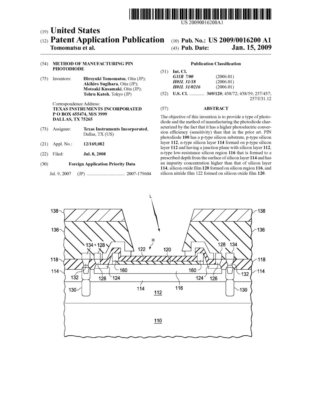 METHOD OF MANUFACTURING PIN PHOTODIODE - diagram, schematic, and image 01