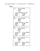 Information Communication Terminal, Radio Communication Apparatus, Radio Communication Network System and Program Product Capable of Performing Communication Corresponding to Purpose diagram and image