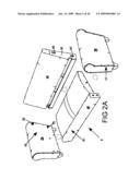 Assembly apparatus for modular components especially for upholstered furniture diagram and image