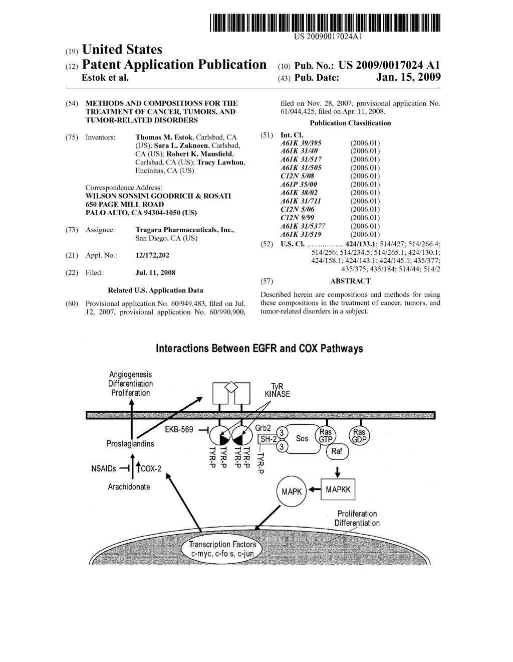 Methods and Compositions for the Treatment of Cancer, Tumors, and Tumor-Related Disorders - diagram, schematic, and image 01