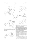 MATERIAL FOR ORGANIC ELECTROLUMINESCENCE DEVICE AND ORGANIC ELECTROLUMINESCENCE DEVICE UTILIZING THE SAME diagram and image