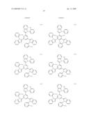 MATERIAL FOR ORGANIC ELECTROLUMINESCENCE DEVICE AND ORGANIC ELECTROLUMINESCENCE DEVICE UTILIZING THE SAME diagram and image