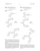 MATERIAL FOR ORGANIC ELECTROLUMINESCENCE DEVICE AND ORGANIC ELECTROLUMINESCENCE DEVICE UTILIZING THE SAME diagram and image