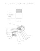 STEREO CONNECTOR ASSEMBLY WITH REAR TERMINAL BLOCK diagram and image