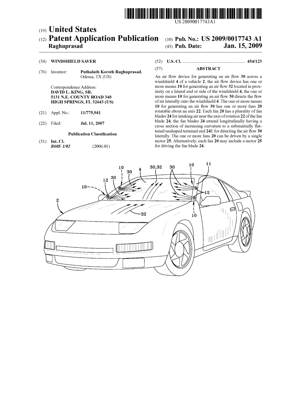 WINDSHIELD SAVER - diagram, schematic, and image 01