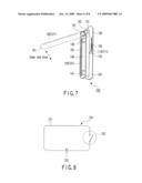 RADIO COMMUNICATION TERMINAL, RADIO COMMUNICATION TERMINAL HOUSING CASE, RADIO COMMUNICATION TERMINAL SHEET AND RADIO COMMUNICATION TERMINAL DISPLAY DEVICE diagram and image