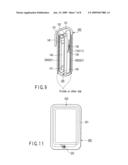 RADIO COMMUNICATION TERMINAL, RADIO COMMUNICATION TERMINAL HOUSING CASE, RADIO COMMUNICATION TERMINAL SHEET AND RADIO COMMUNICATION TERMINAL DISPLAY DEVICE diagram and image