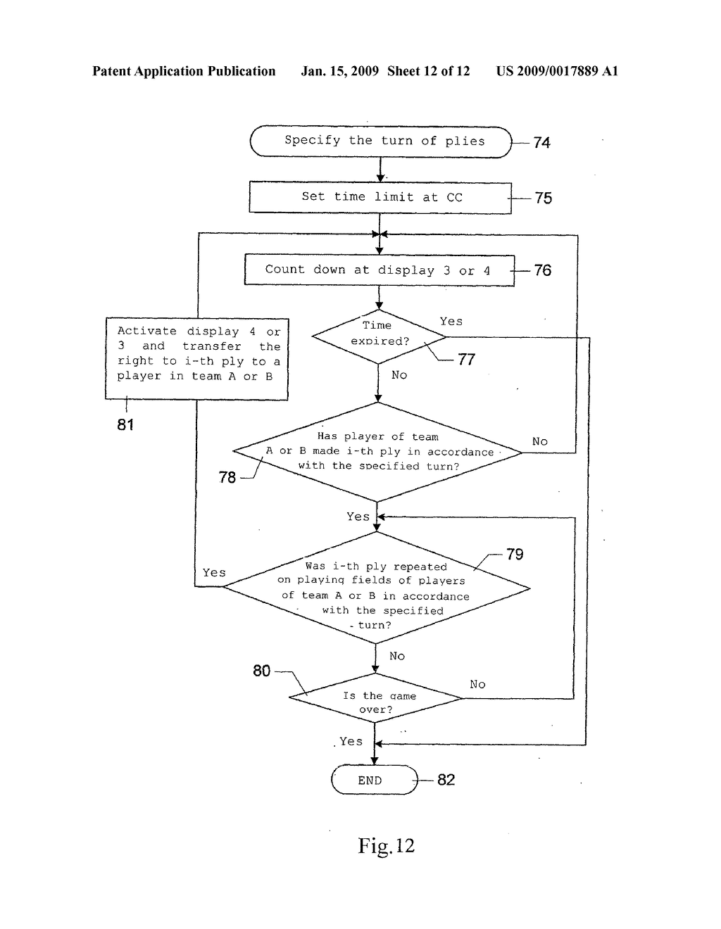 CHESS PLAYING METHOD AND DEVICE FOR CARRYING OUT SAID METHOD - diagram, schematic, and image 13