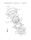 Self-retained constant velocity joint diagram and image