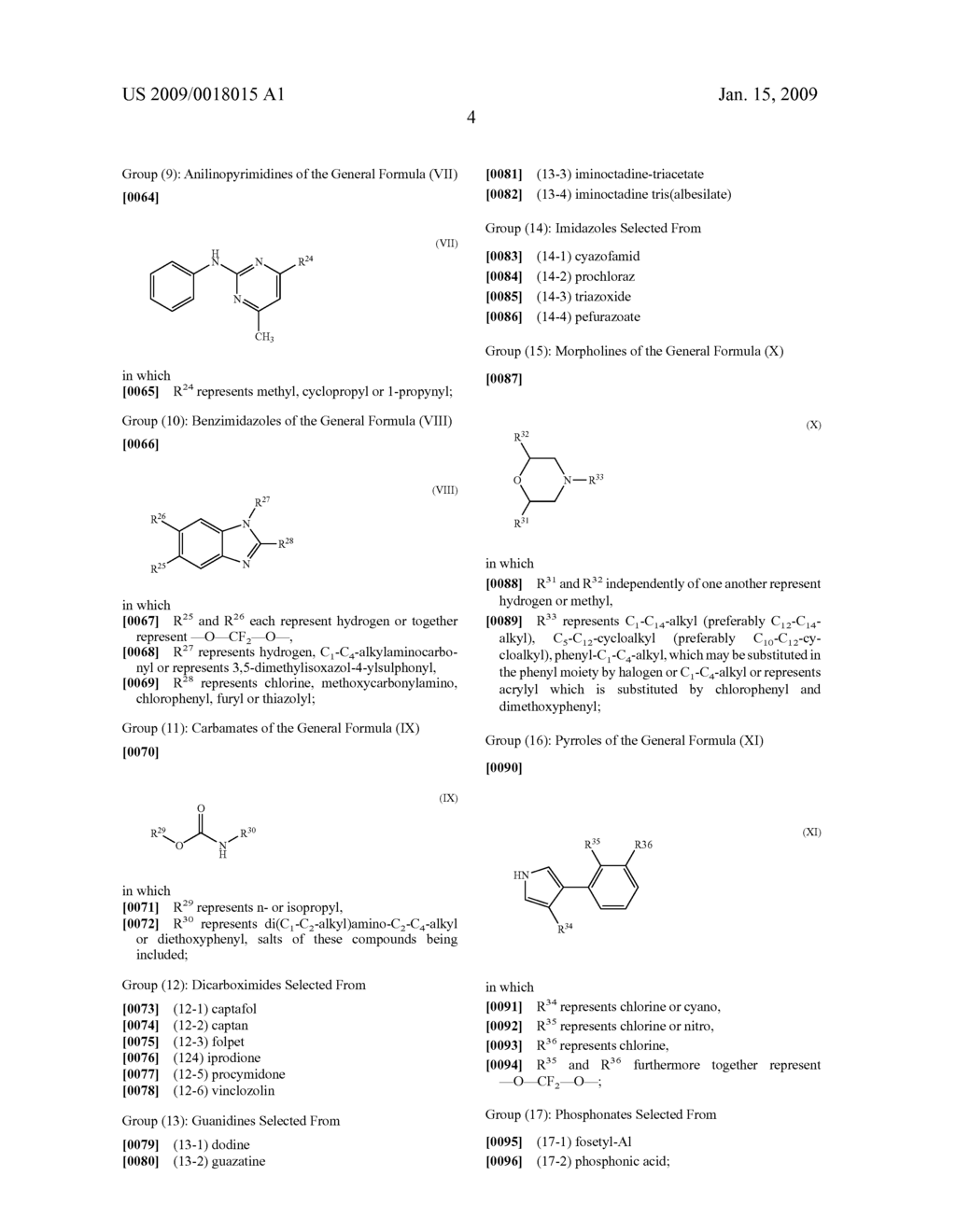 Synergistic Fungicidal Active Combinations - diagram, schematic, and image 05