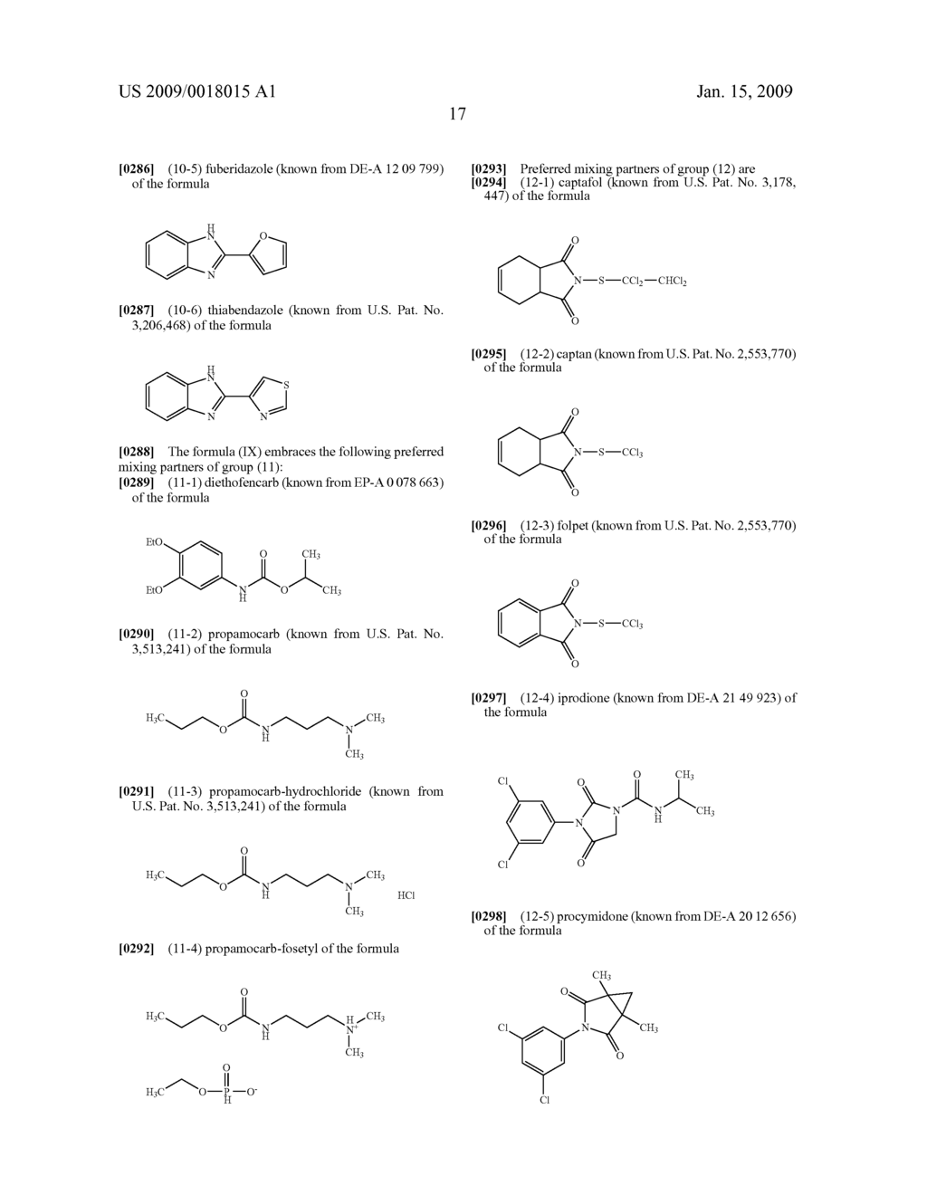 Synergistic Fungicidal Active Combinations - diagram, schematic, and image 18