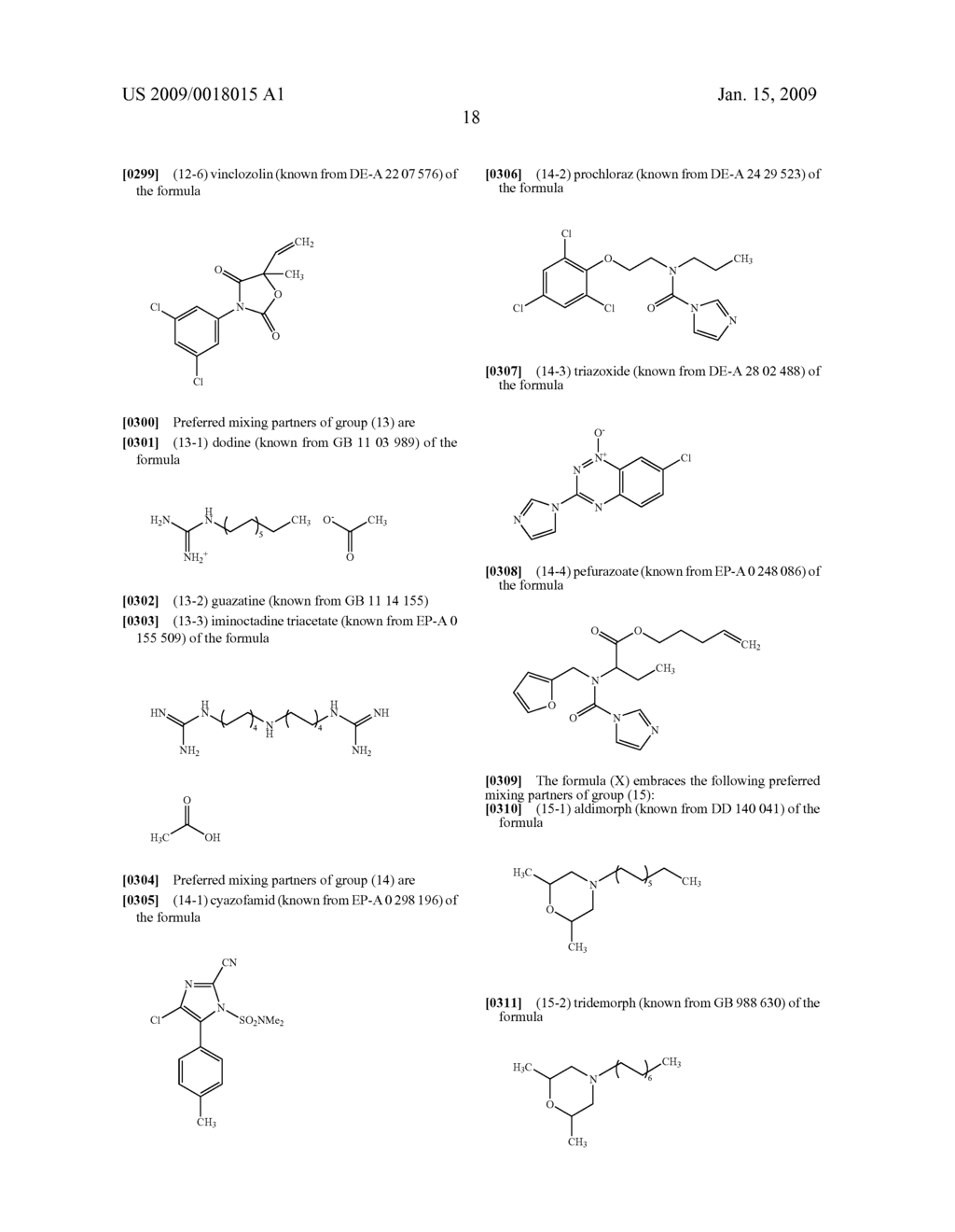 Synergistic Fungicidal Active Combinations - diagram, schematic, and image 19