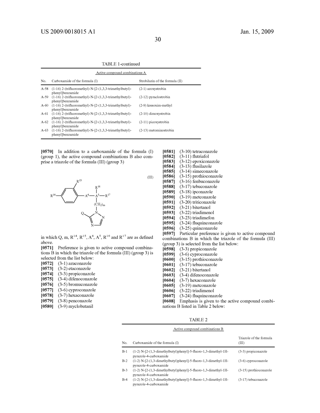 Synergistic Fungicidal Active Combinations - diagram, schematic, and image 31