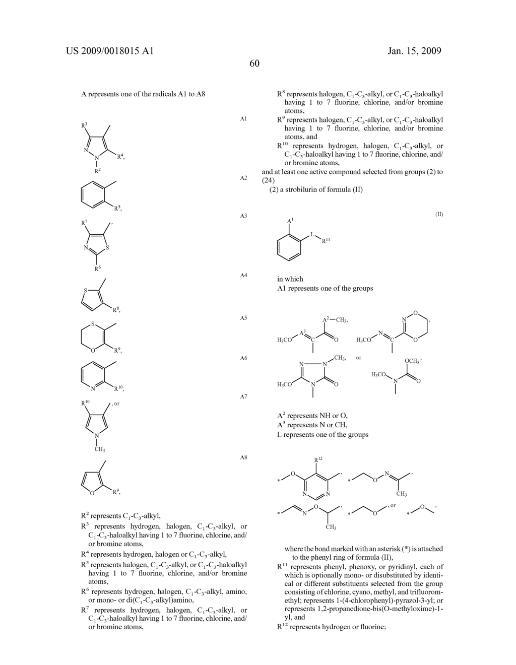 Synergistic Fungicidal Active Combinations - diagram, schematic, and image 61